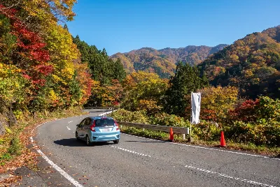道路や車のある風景