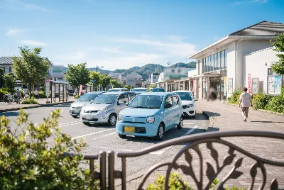 道路や車のある風景