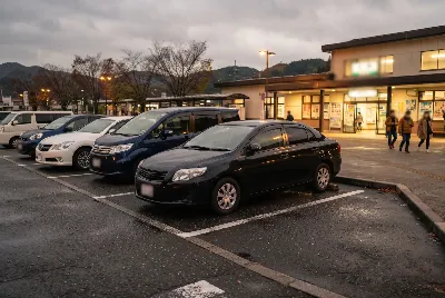 道路や車のある風景