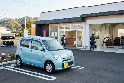 道路や車のある風景