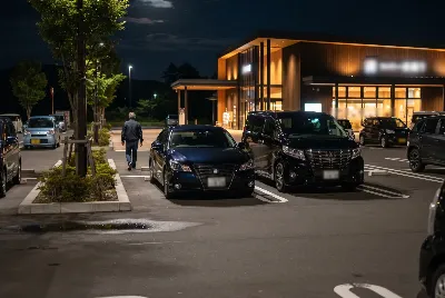 道路や車のある風景