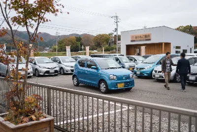 中古車の販売・買取をしている様子