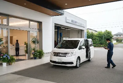 道路や車のある風景