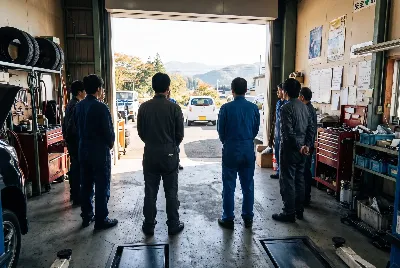 自動車販売店・整備工場のスタッフ