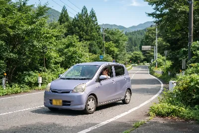 道路や車のある風景