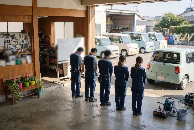 自動車販売店・整備工場のスタッフ