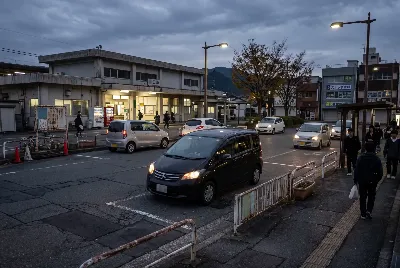 道路や車のある風景
