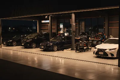 自動車整備工場・販売店の店舗や設備
